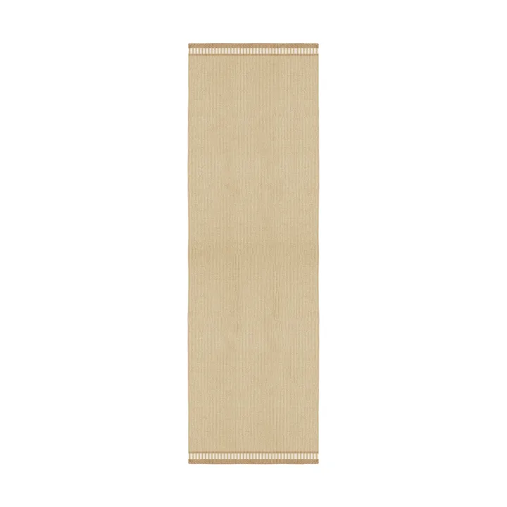 Dywan wełniany Röllakan Solid - Mariegold, 80x300 cm - Layered