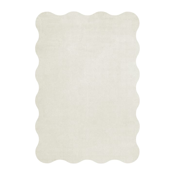 Dywan wełniany Scallop 180x270 cm - Bone White - Layered