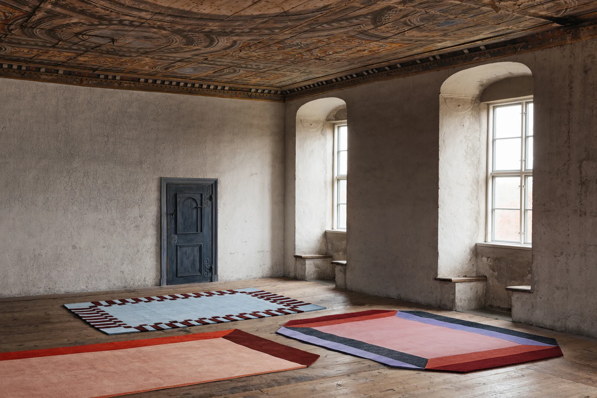 Dywan wełniany Teklan Box, Corals, 200x300 cm Layered