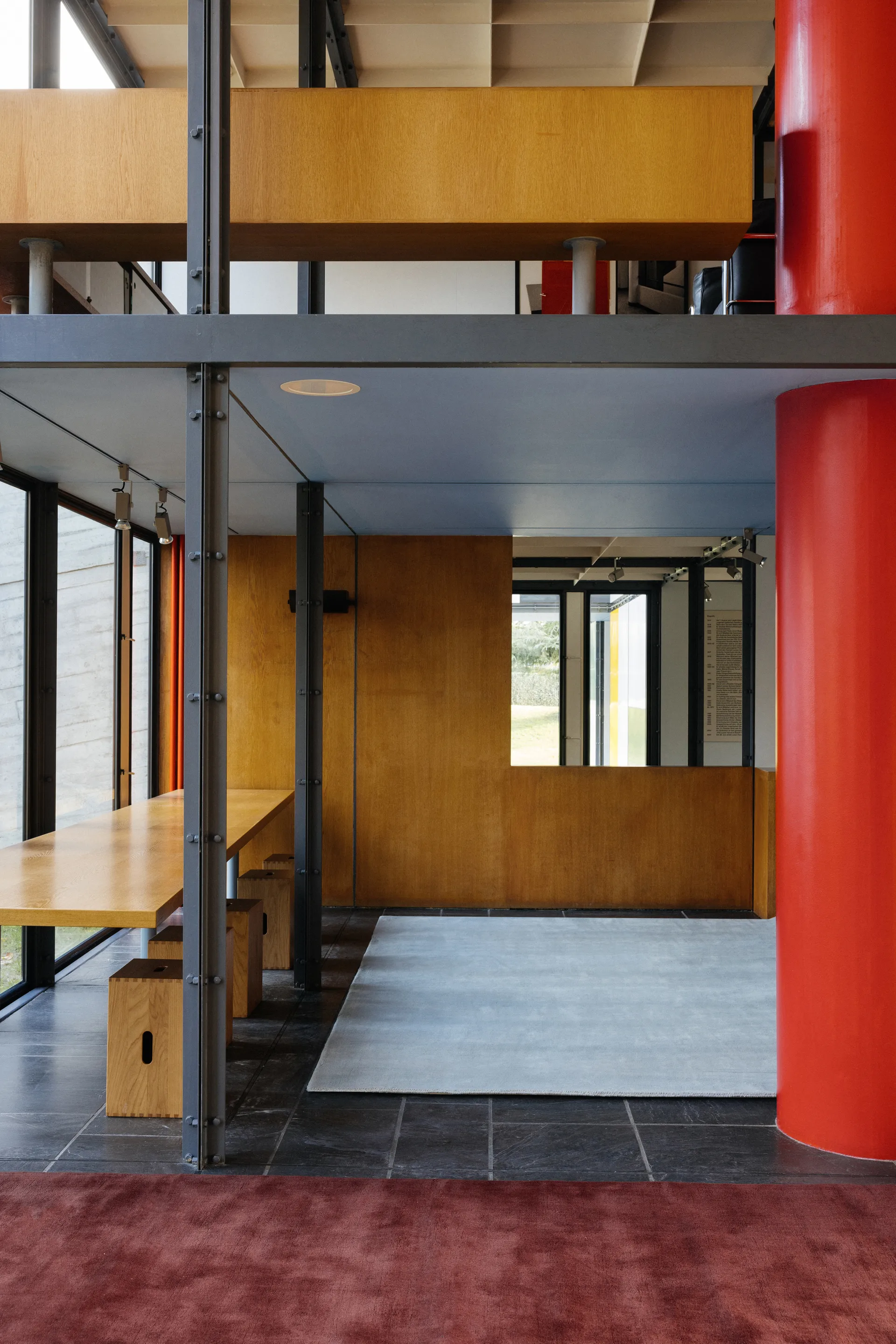 Dywan z wełny Solid Wool, Ruby red, 200x300 cm Layered