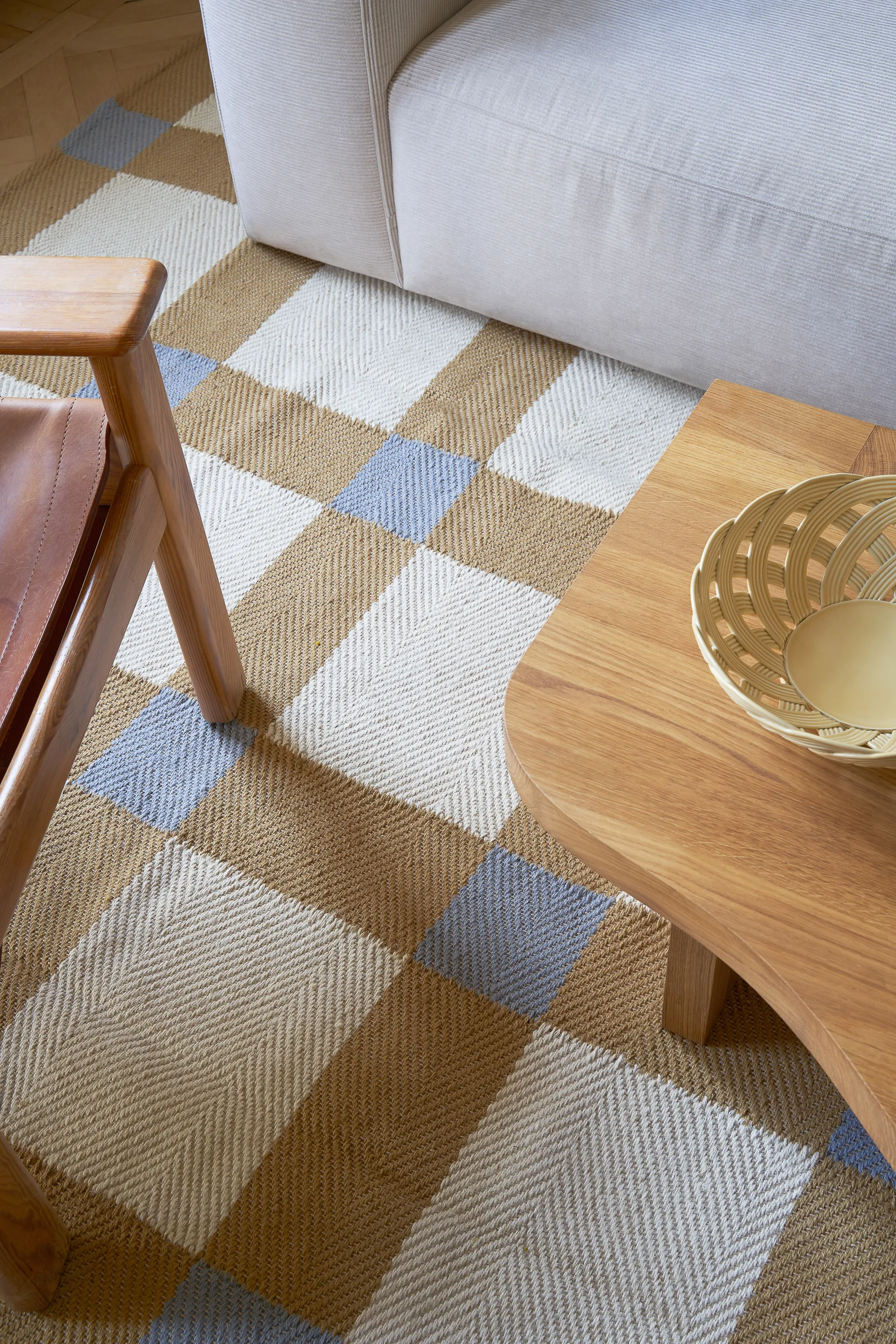 Evelina Kroon dywan z juty 300x300 cm, Dusk Layered