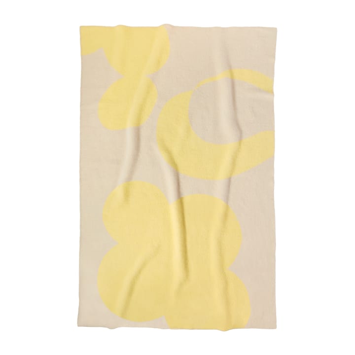 Koc wełniany Anemone 130x200 cm - Beige-yellow - Layered