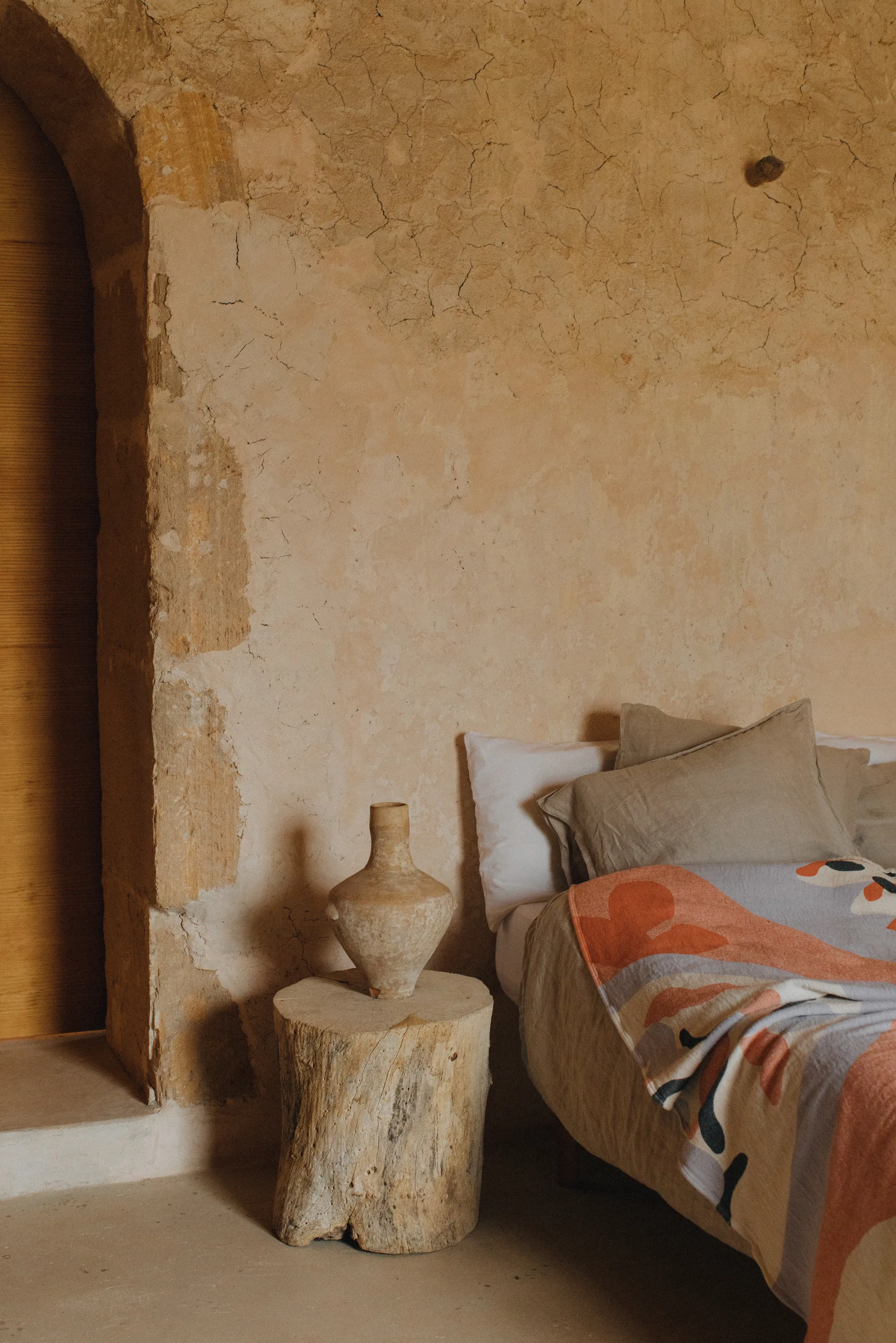 Kocyk bawełniany Boqueron 130x220 cm, Czerwony Layered