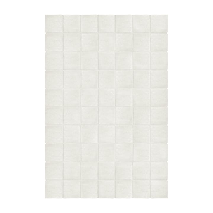 Piet Checked dywan wełniany - Bone White 250x350 cm - Layered
