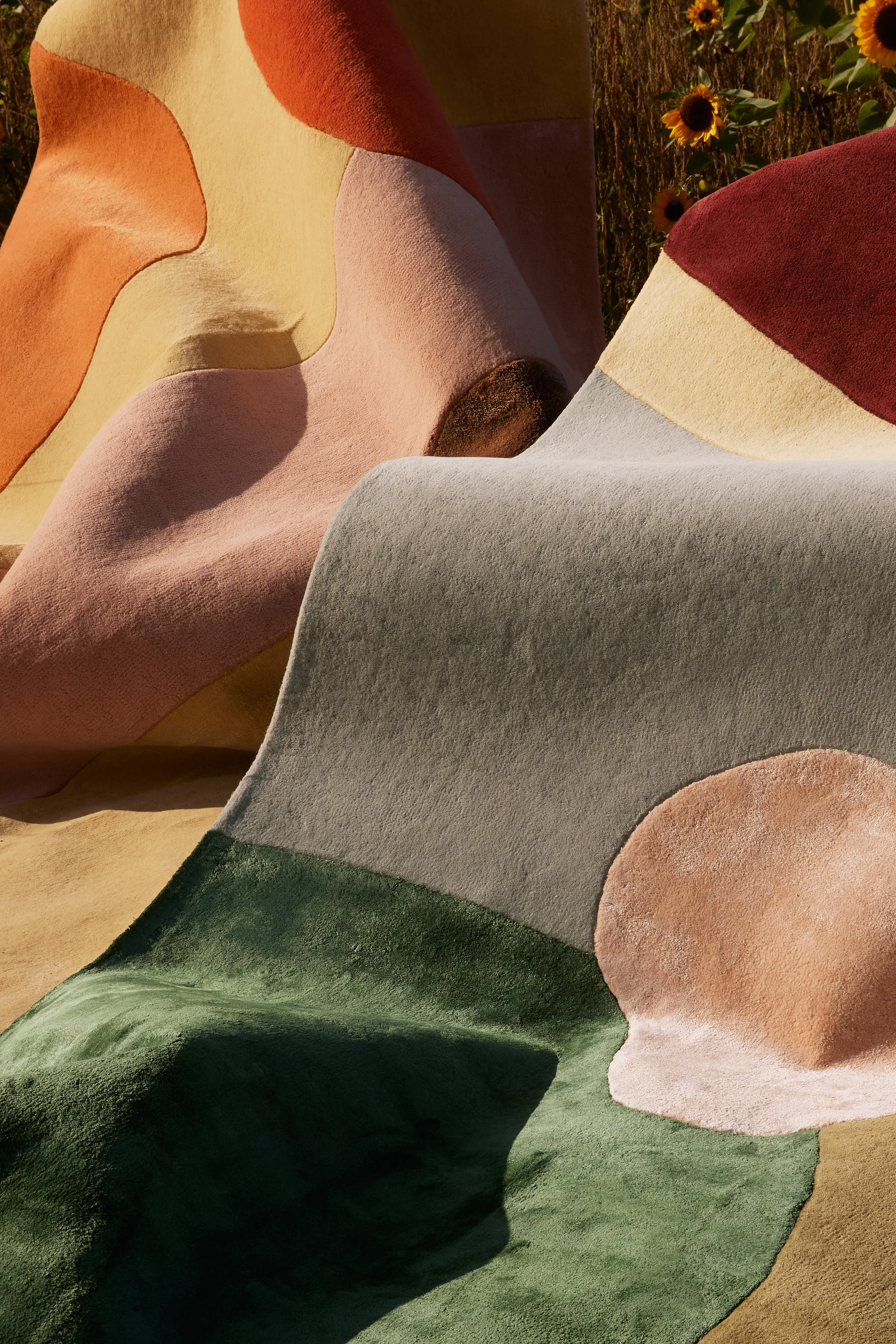 Sleeping Flower dywan wełniany, 180x270 cm Layered