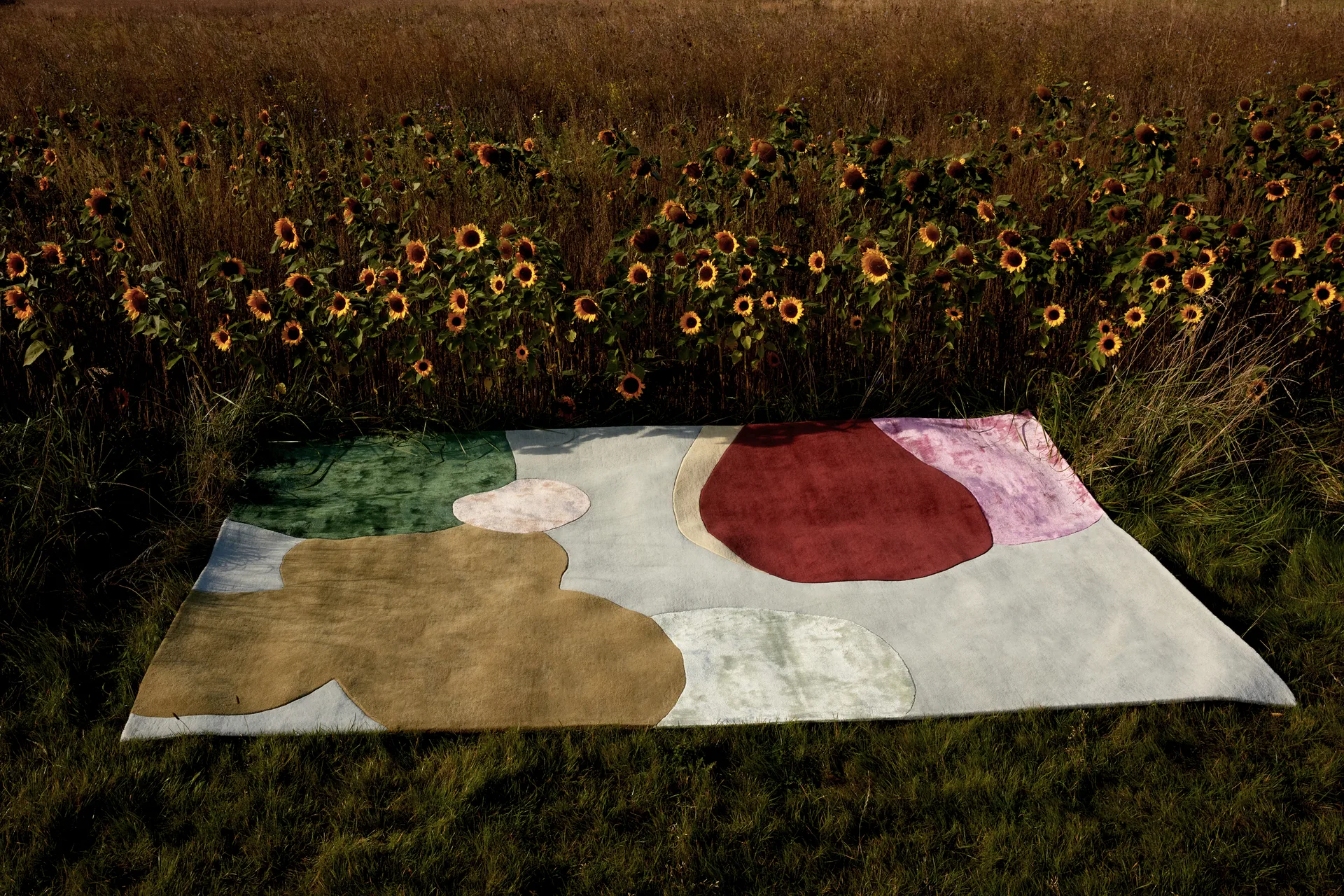Sleeping Flower dywan wełniany, 200x300 cm Layered