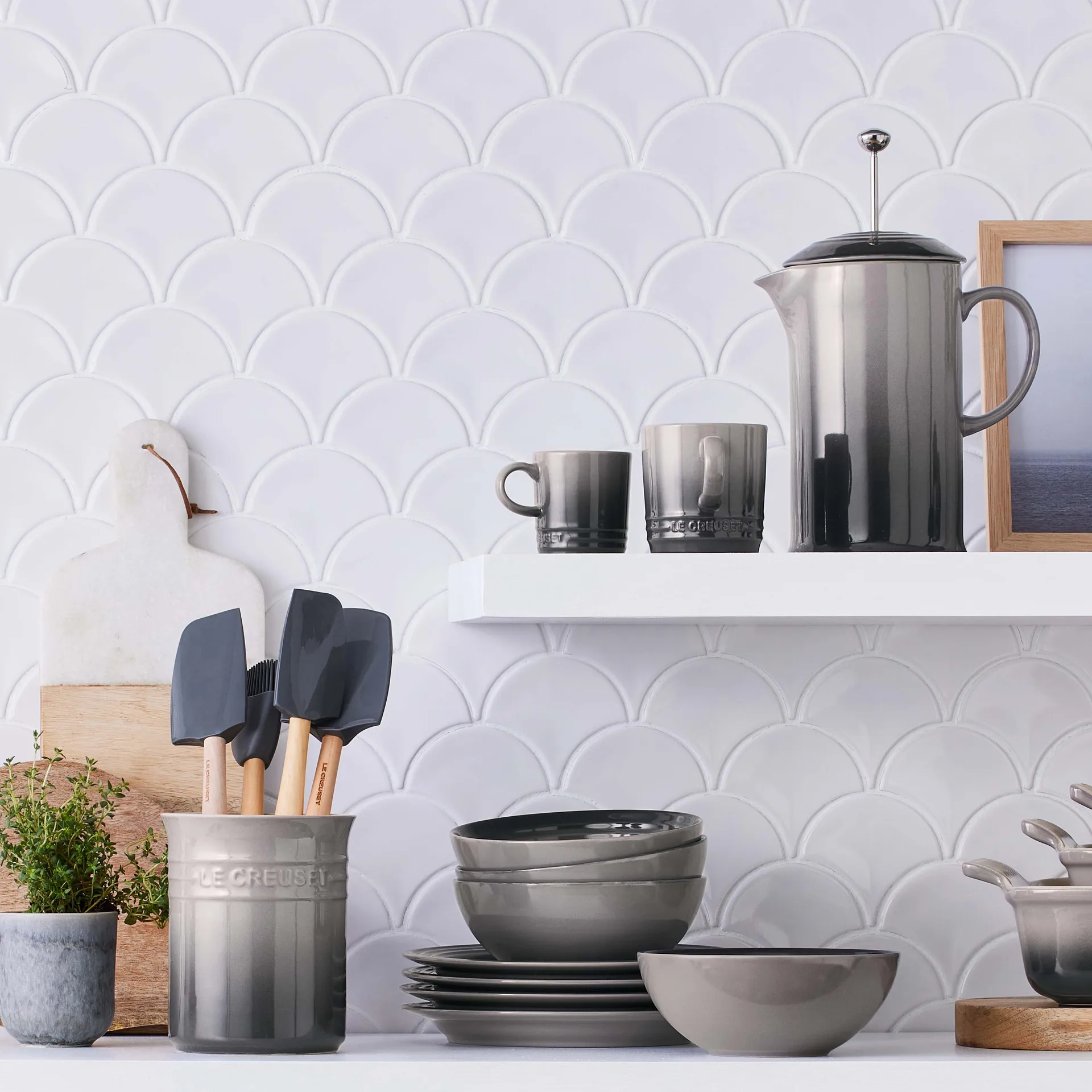 Craft łopatka do garnka, Flint Le Creuset