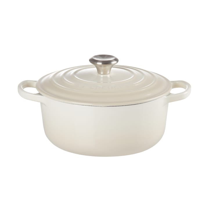 Garnek okrągły Le Creuset 3,3 l - Meringue - Le Creuset