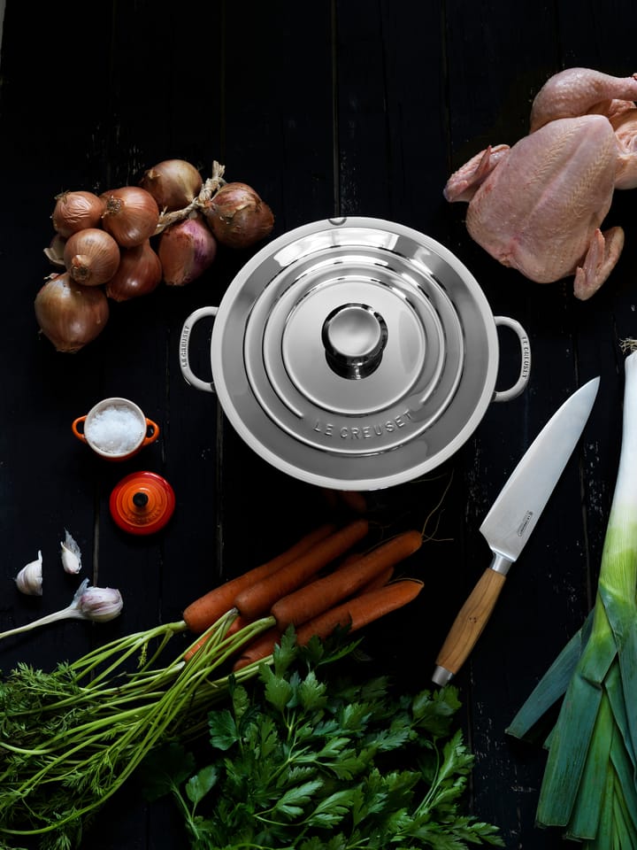 Głęboki garnek Signature 3-Ply z pokrywą, 3,8 l Le Creuset