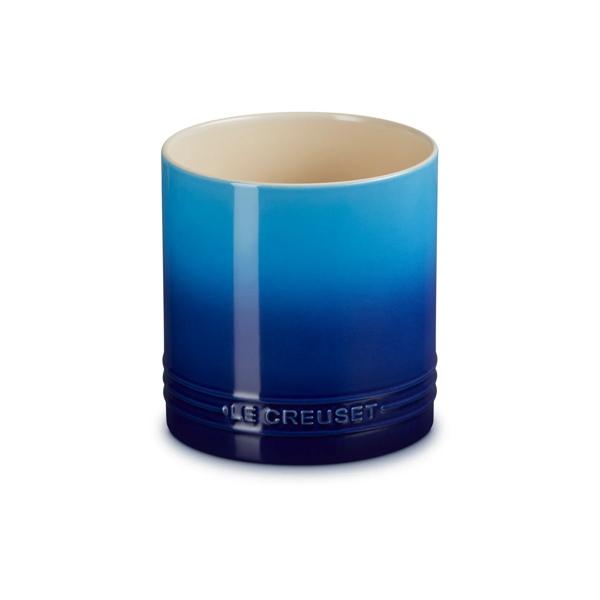 Kubek na sztućce i przybory z kamionki Signature 1,1 L, Azure Le Creuset