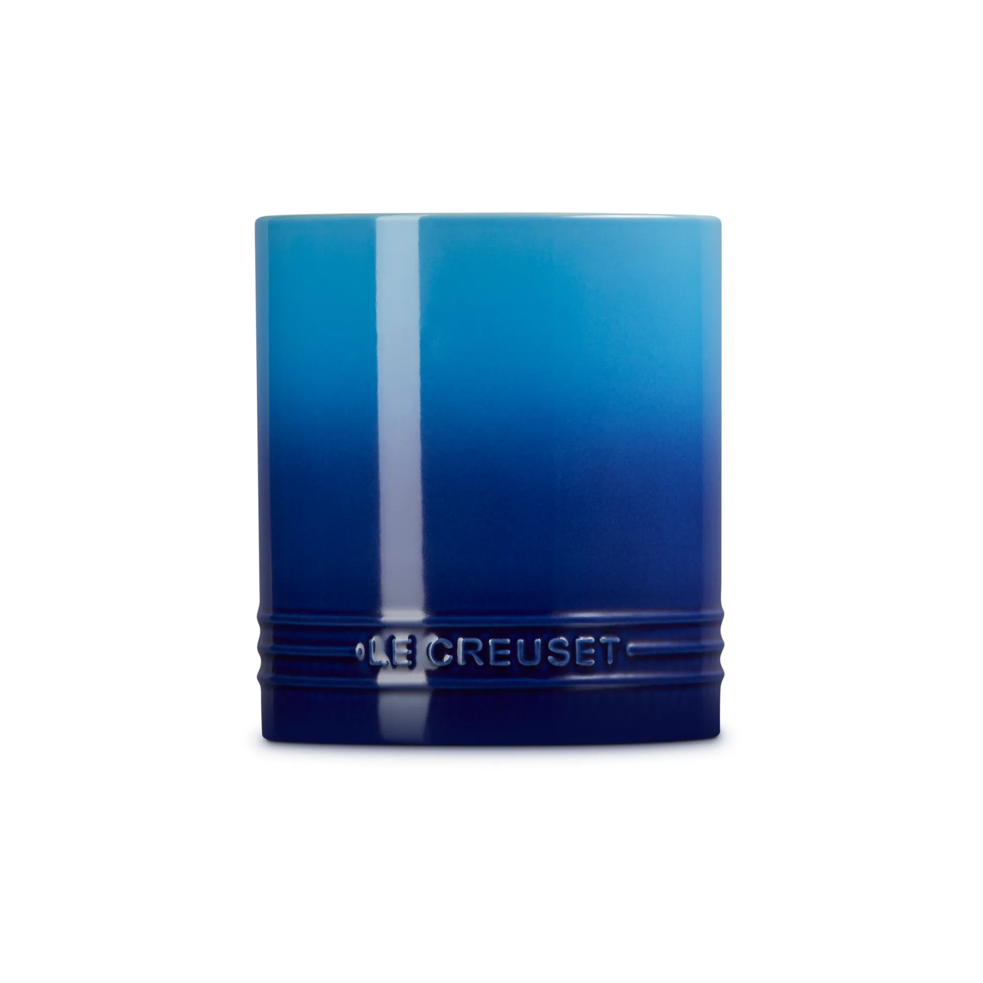 Kubek na sztućce i przybory z kamionki Signature 1,1 L, Azure Le Creuset