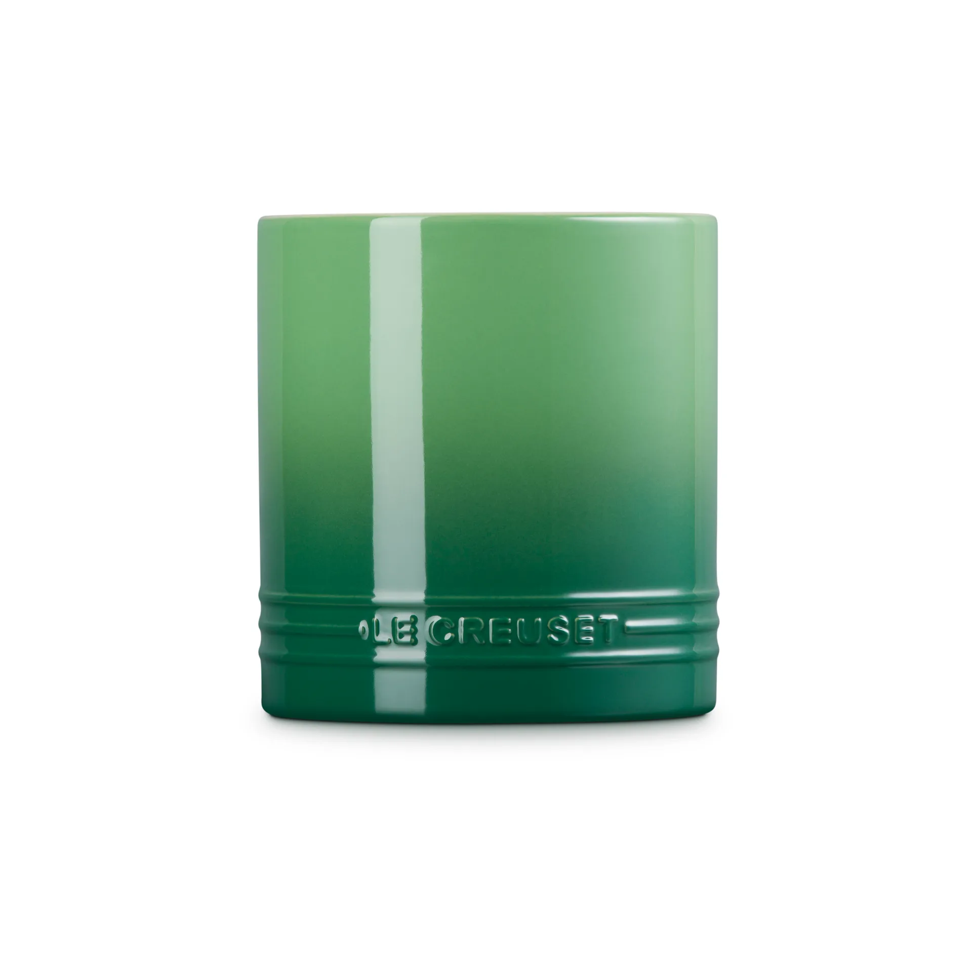 Kubek na sztućce i przybory z kamionki Signature 1,1 L, Bamboo Green Le Creuset