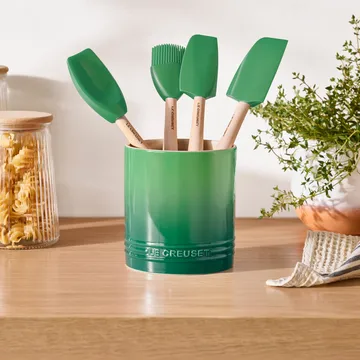 Kubek na sztućce i przybory z kamionki Signature 1,1 L - Bamboo Green - Le Creuset