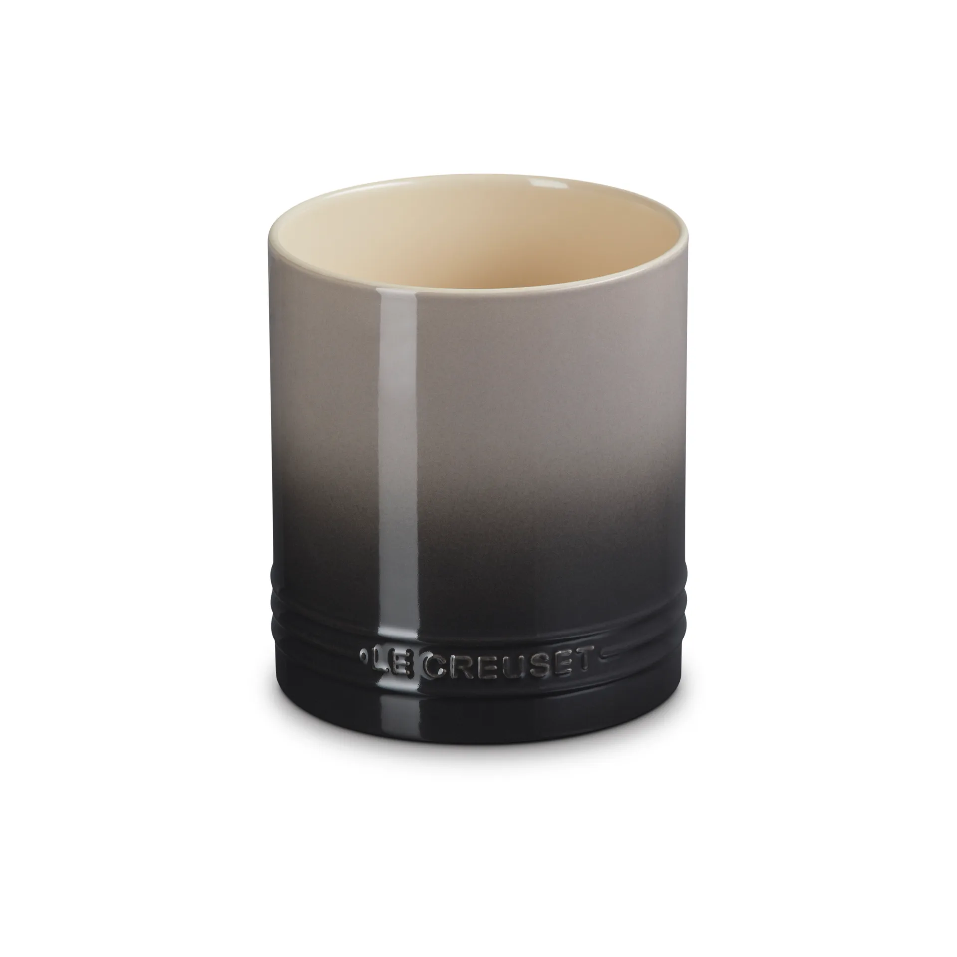 Kubek na sztućce i przybory z kamionki Signature 1,1 L, Flint Le Creuset