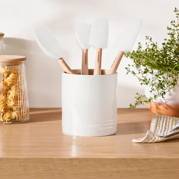 Kubek na sztućce i przybory z kamionki Signature 1,1 L - White - Le Creuset