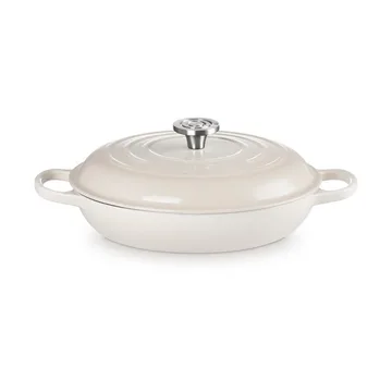 Le Creuset Classic żeliwny garnek bufetowy ze szklaną pokrywą - Beza, 3,5 L - Le Creuset