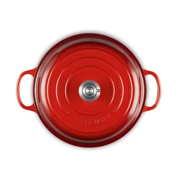 Le Creuset Classic żeliwny garnek bufetowy ze szklaną pokrywą - Czeresnia, 3,5 L - Le Creuset