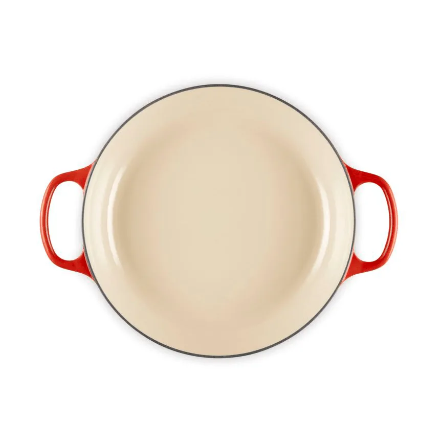 Le Creuset Classic żeliwny garnek bufetowy ze szklaną pokrywą, Czeresnia, 3,5 L Le Creuset