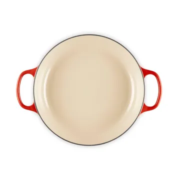 Le Creuset Classic żeliwny garnek bufetowy ze szklaną pokrywą - Czeresnia, 3,5 L - Le Creuset