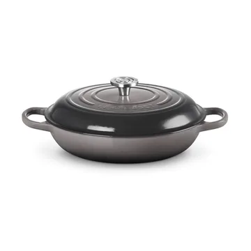 Le Creuset Classic żeliwny garnek bufetowy ze szklaną pokrywą - Krzesiwo, 3,5 L - Le Creuset