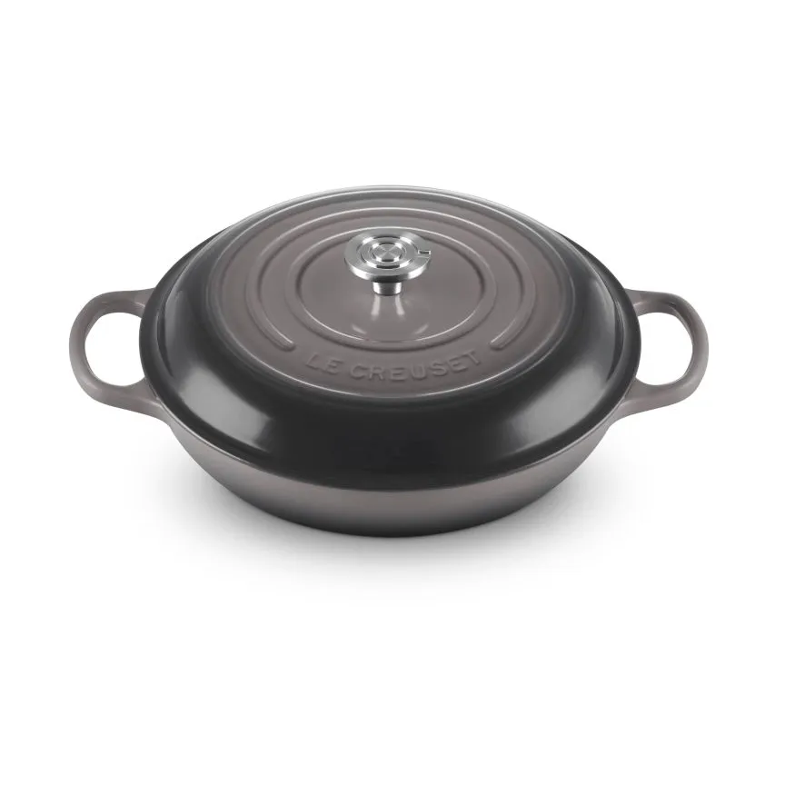 Le Creuset Classic żeliwny garnek bufetowy ze szklaną pokrywą, Krzesiwo, 3,5 L Le Creuset