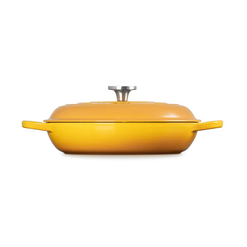 Le Creuset Classic żeliwny garnek bufetowy ze szklaną pokrywą, Nektar, 3,5 L Le Creuset