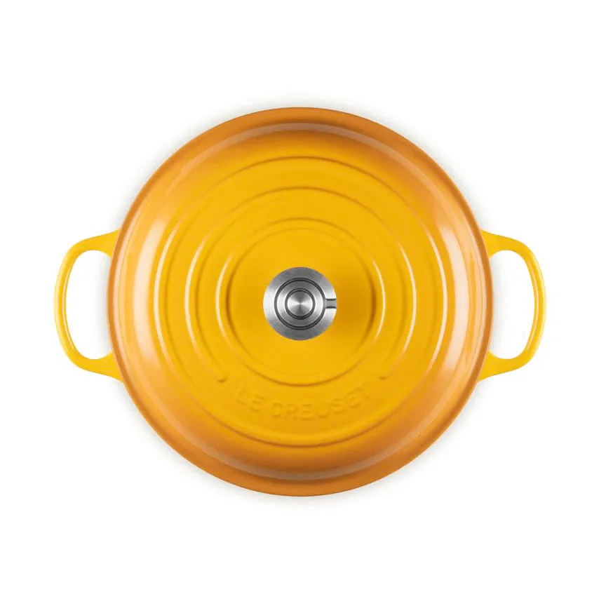 Le Creuset Classic żeliwny garnek bufetowy ze szklaną pokrywą, Nektar, 3,5 L Le Creuset