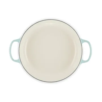 Le Creuset Classic żeliwny garnek bufetowy ze szklaną pokrywą - Sól morska, 3,5 L - Le Creuset