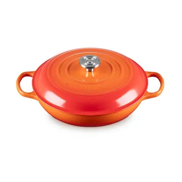 Le Creuset Classic żeliwny garnek bufetowy ze szklaną pokrywą - Volcanic, 3,5 L - Le Creuset