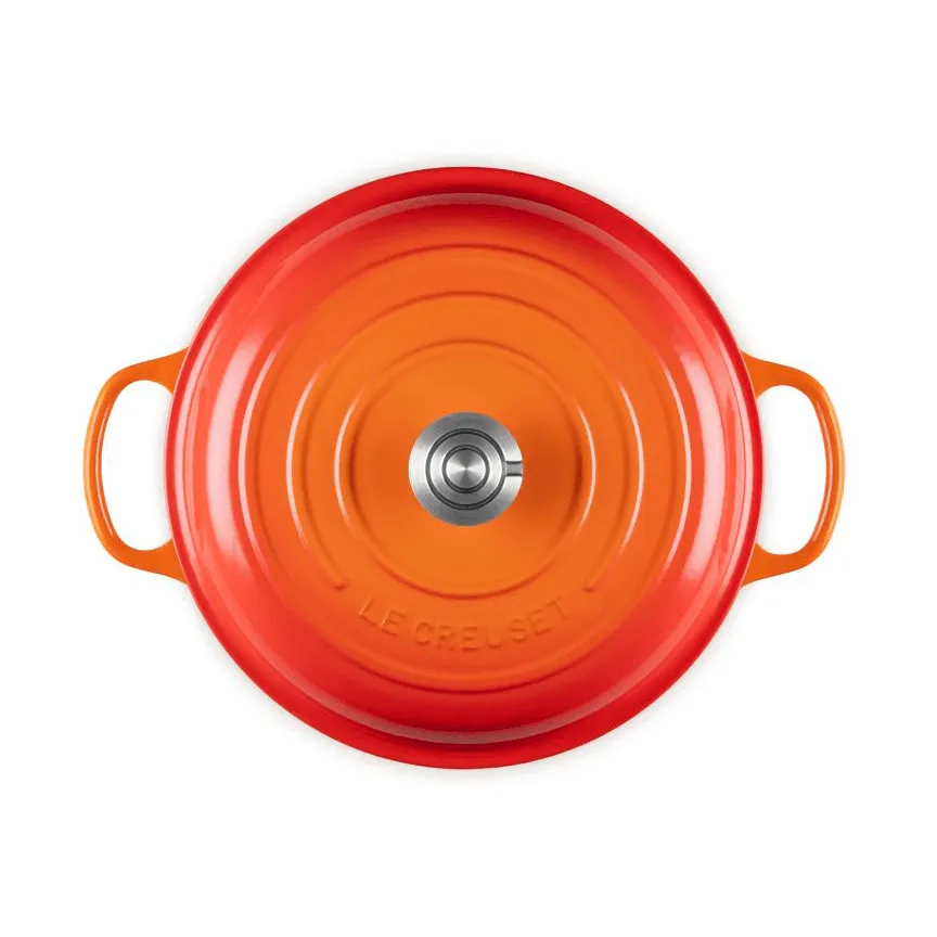 Le Creuset Classic żeliwny garnek bufetowy ze szklaną pokrywą, Volcanic, 3,5 L Le Creuset