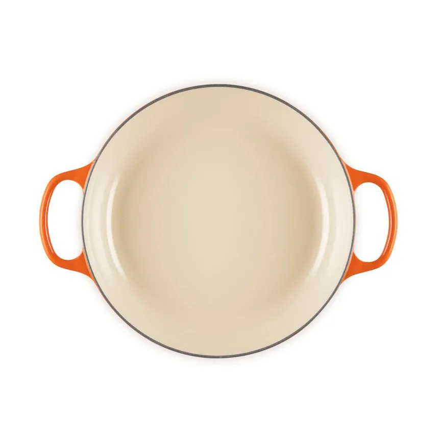 Le Creuset Classic żeliwny garnek bufetowy ze szklaną pokrywą, Volcanic, 3,5 L Le Creuset