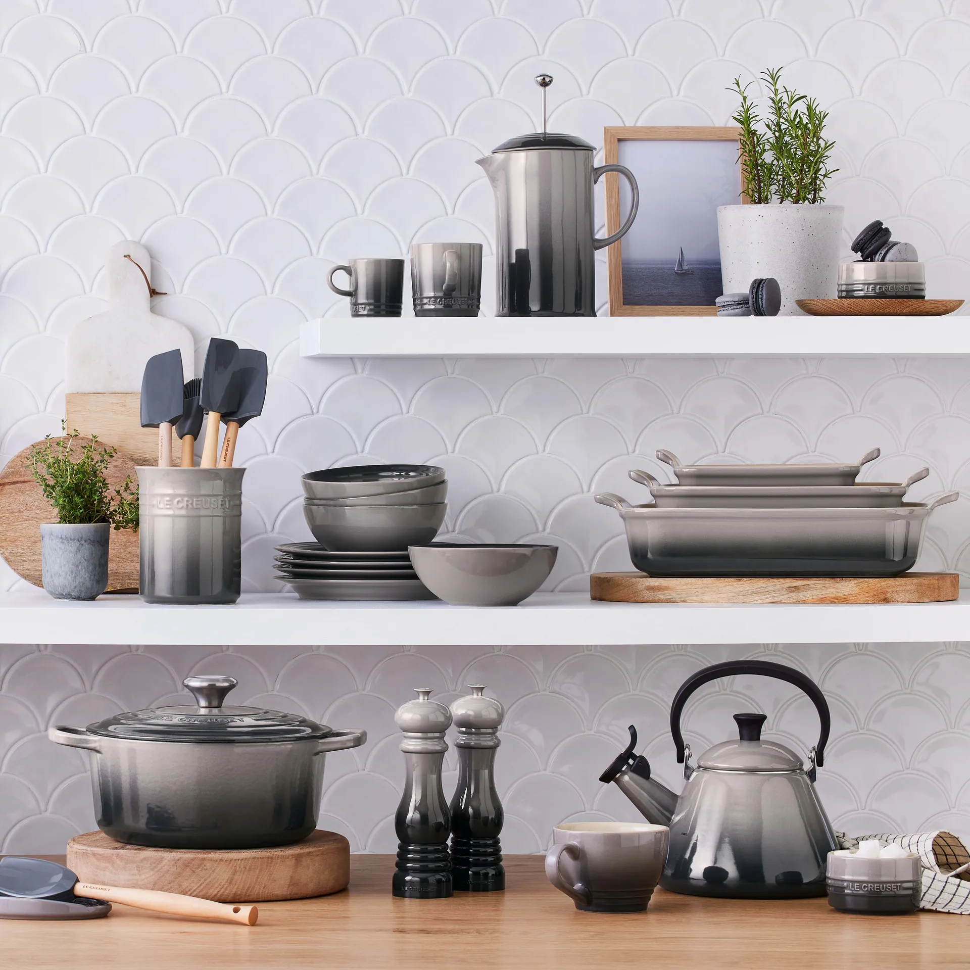 Le Creuset czajnik ciśnieniowy 1 L, Flint Le Creuset