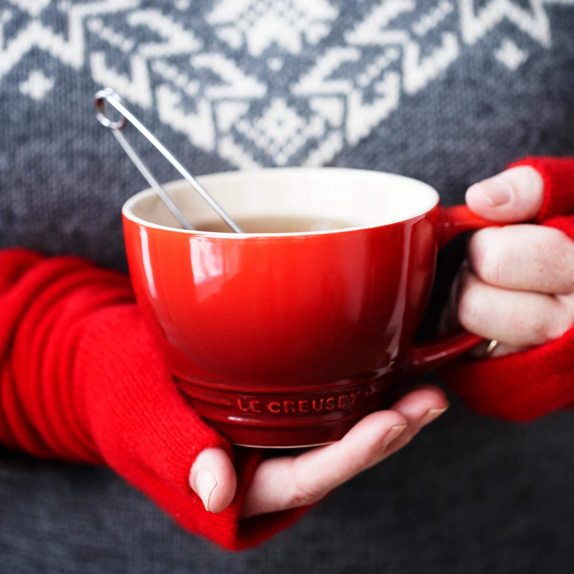 Le Creuset duża filiżanka 400 ml, Cerise Le Creuset