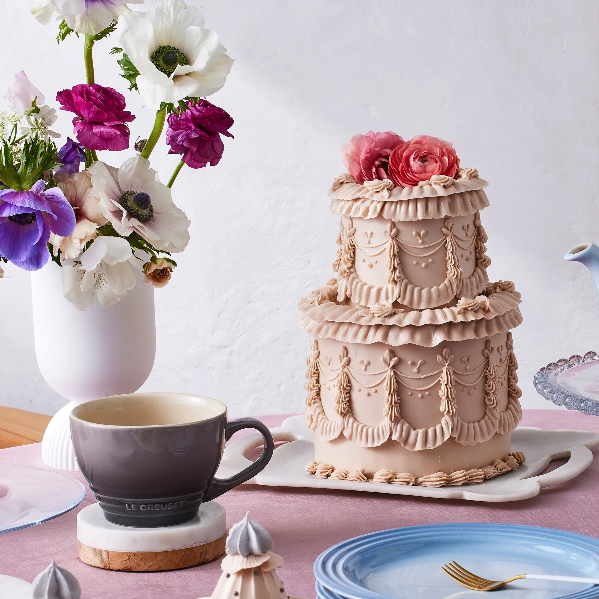 Le Creuset duża filiżanka 400 ml, Flint Le Creuset