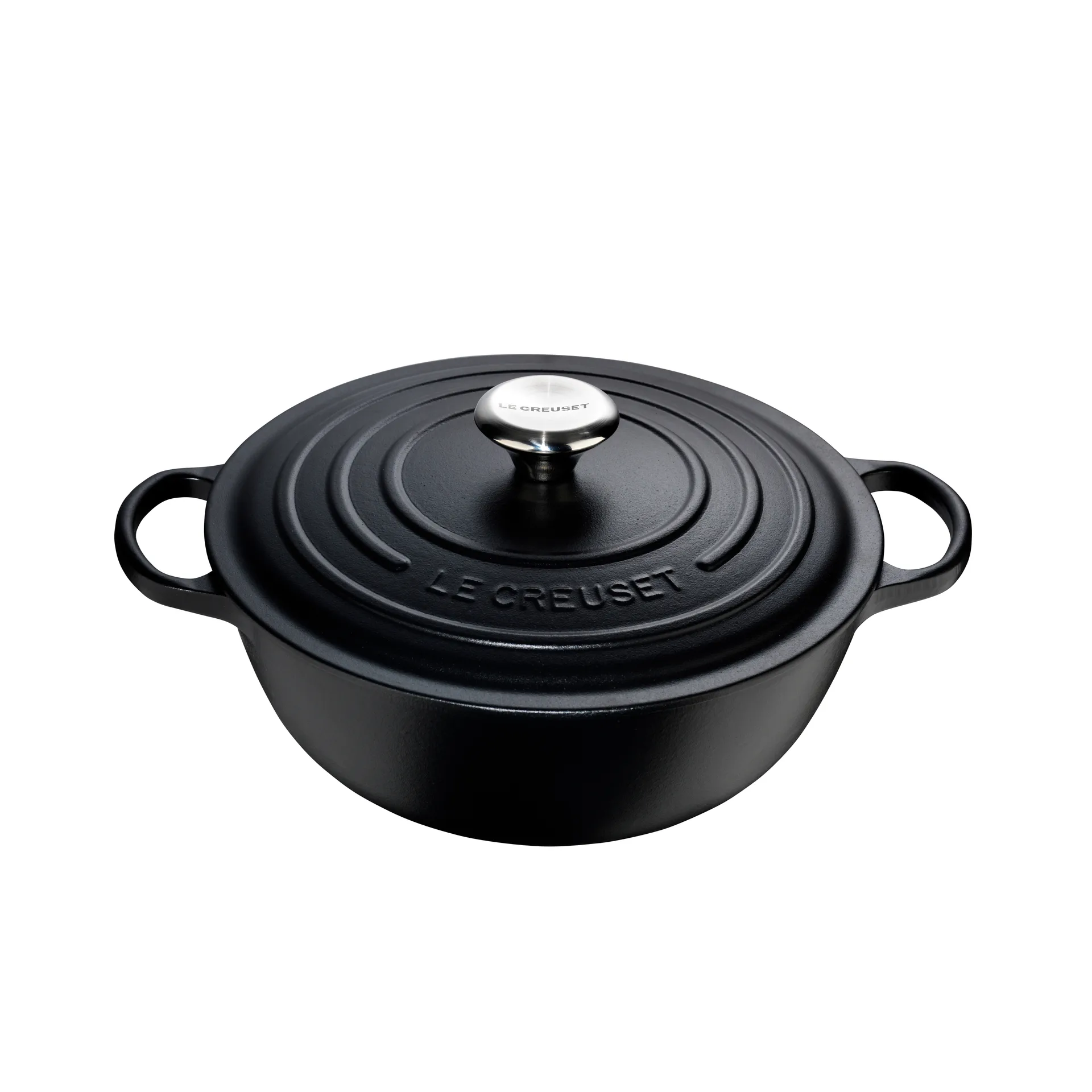 Le Creuset garnek do duszenia 32 cm, Matte black Le Creuset