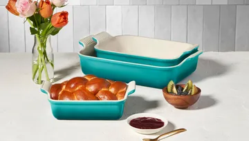 Le Creuset Heritage naczynie do pieczenia 19 cm - Bleu Riviera - Le Creuset