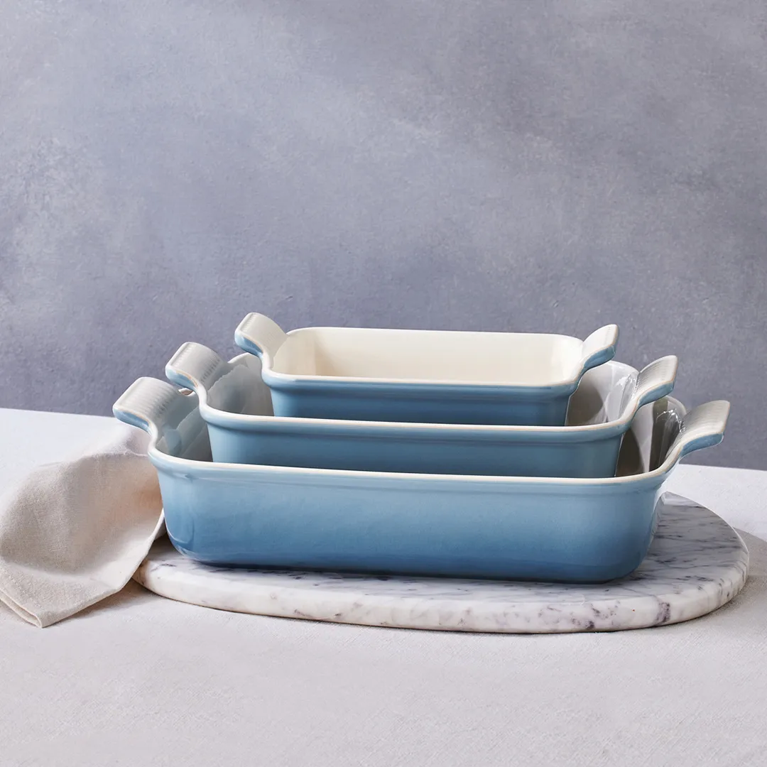 Le Creuset Heritage naczynie do pieczenia 19 cm, Chambray Le Creuset