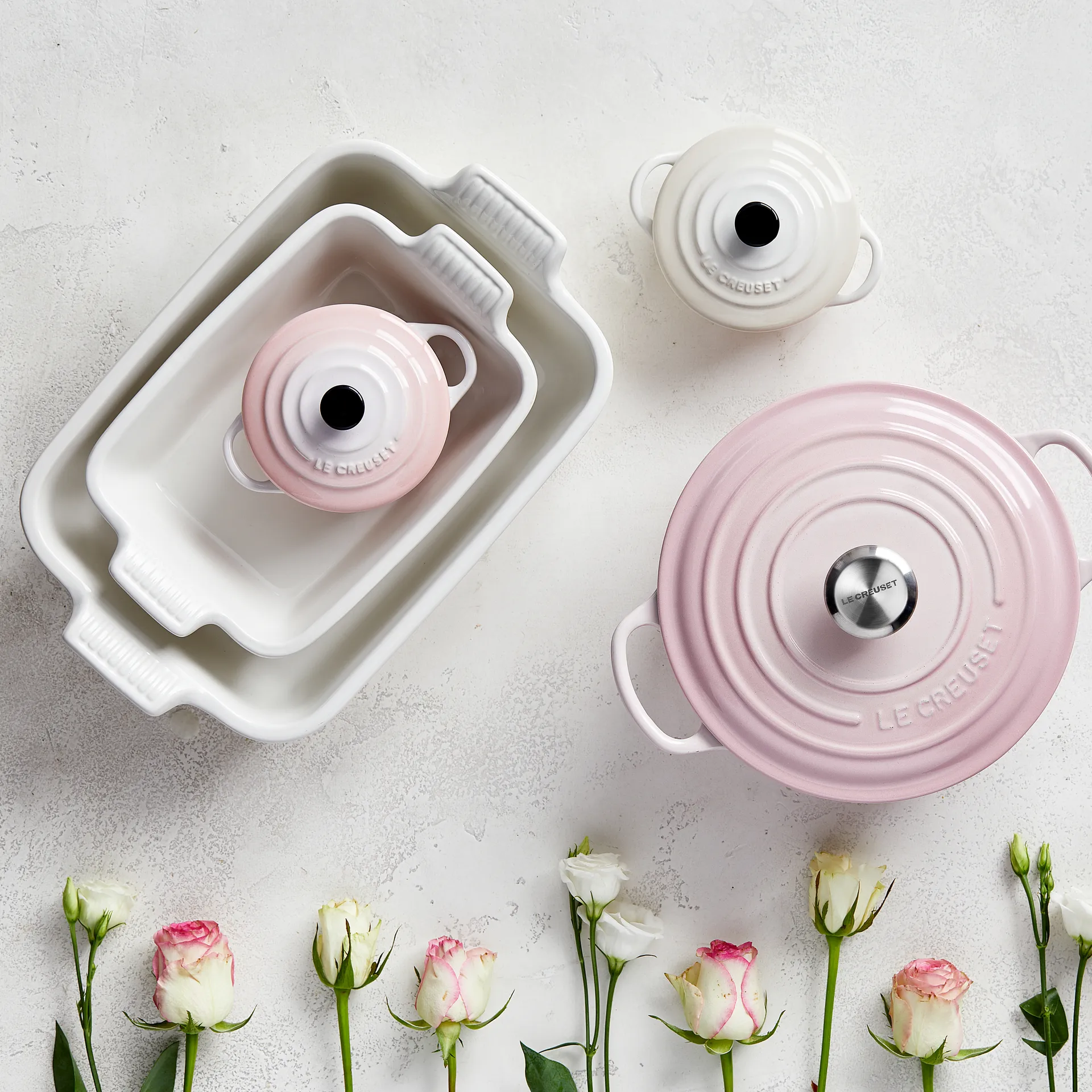 Le Creuset Heritage naczynie do pieczenia 19 cm, Meringue Le Creuset