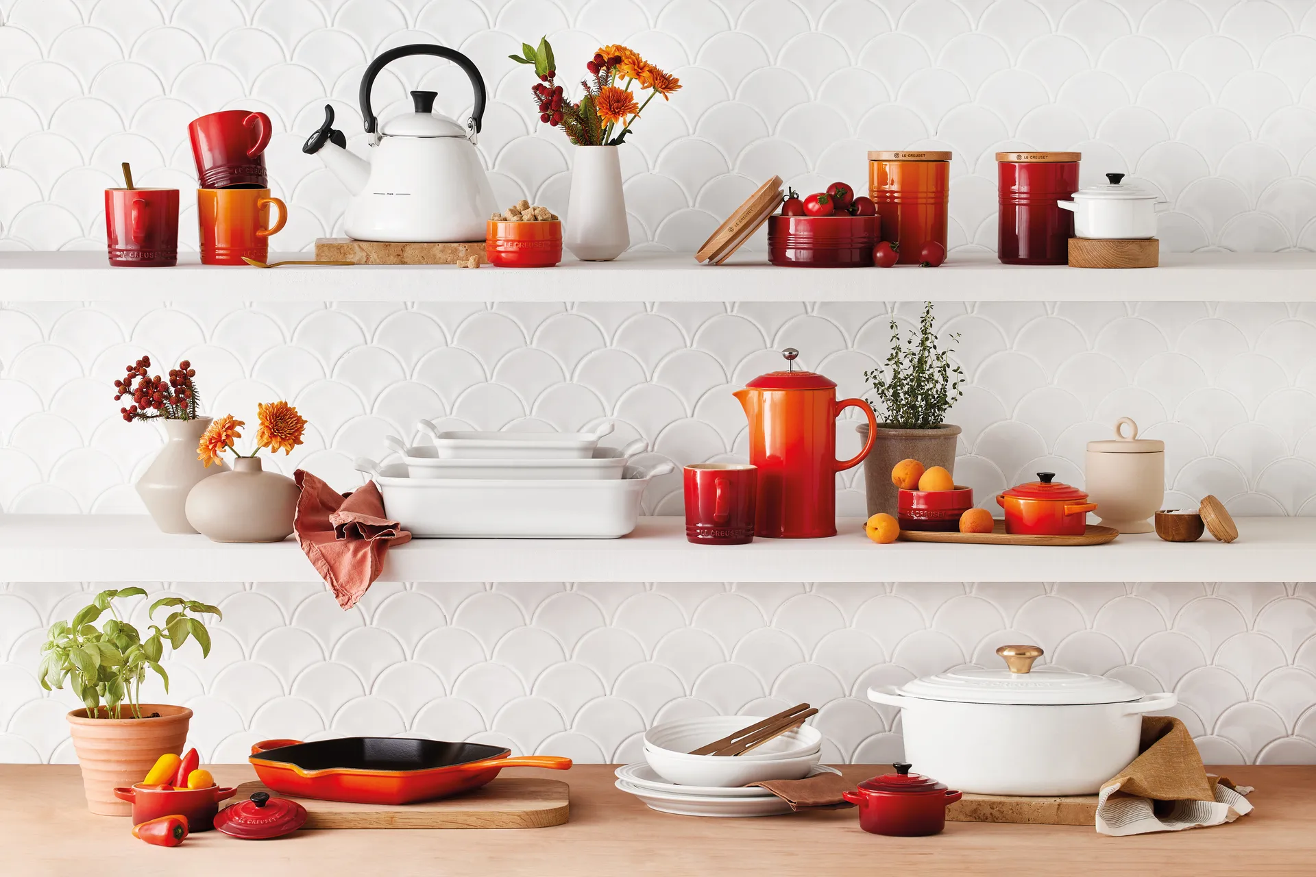 Le Creuset Heritage naczynie do pieczenia 19 cm, White Le Creuset