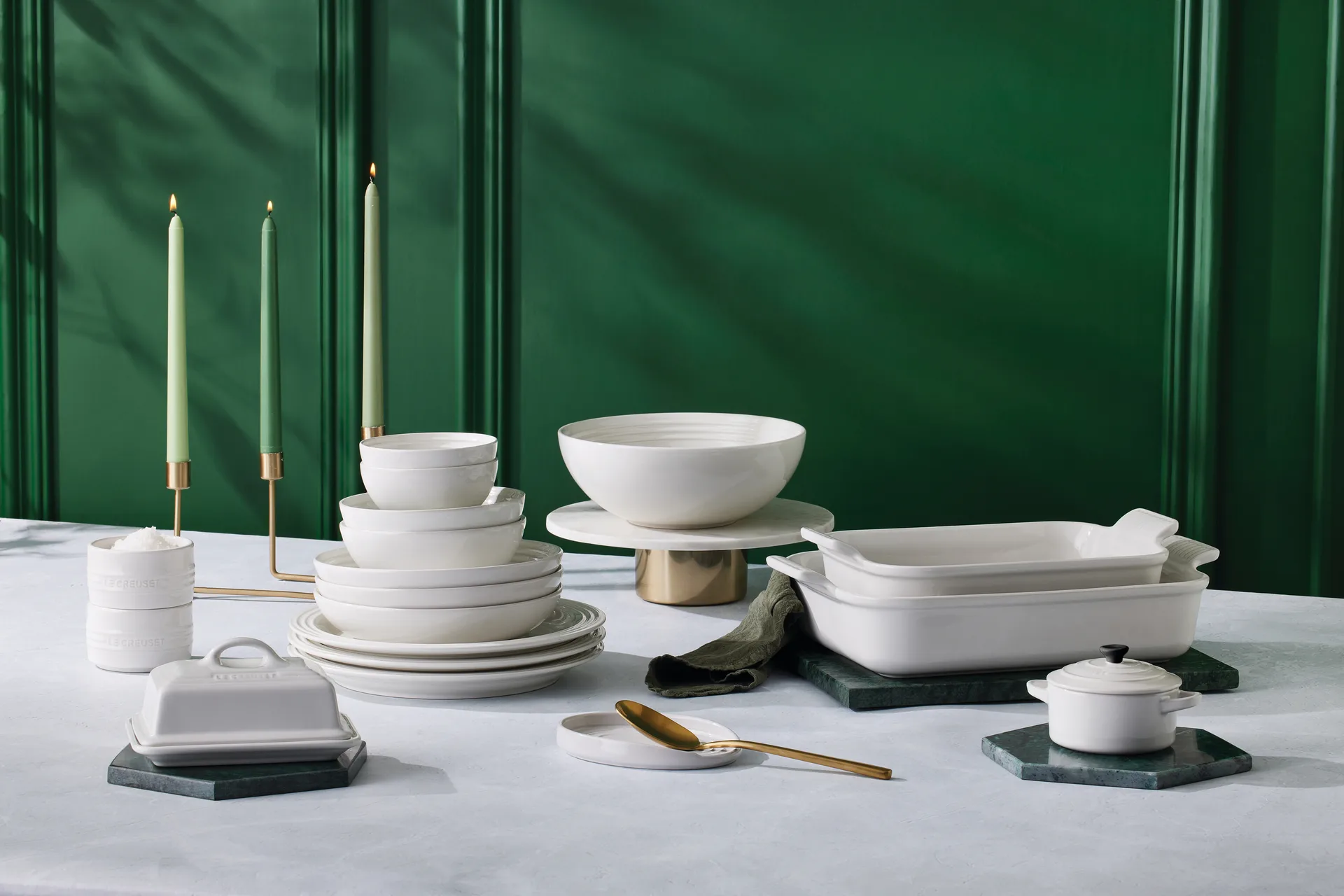 Le Creuset Heritage naczynie do pieczenia 26 cm, White Le Creuset