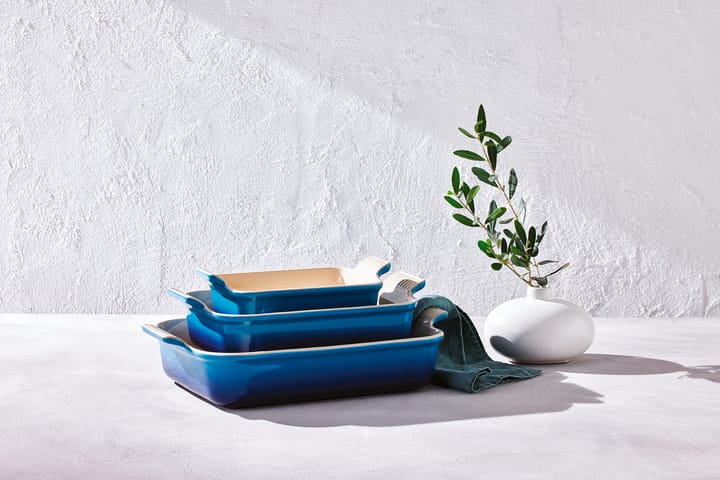 Le Creuset Heritage naczynie do pieczenia 32 cm, Azure blue Le Creuset