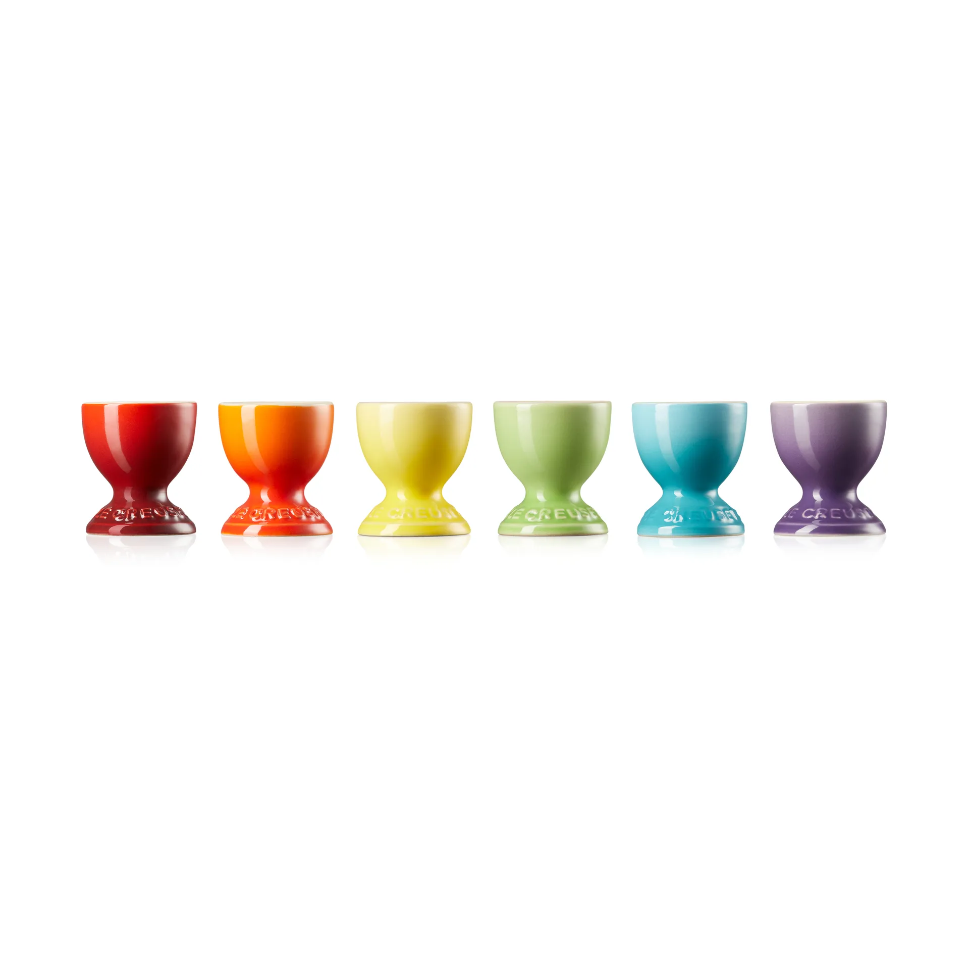 Le Creuset kieliszek do jajka zestaw upominkowy 6-pak, Rainbow Le Creuset