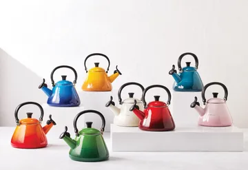 Le Creuset Kone czajnik z gwizdkiem - Bleu Riviera - Le Creuset