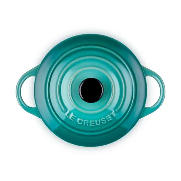 Le Creuset mały garnek 10 cm - Bleu Riviera - Le Creuset