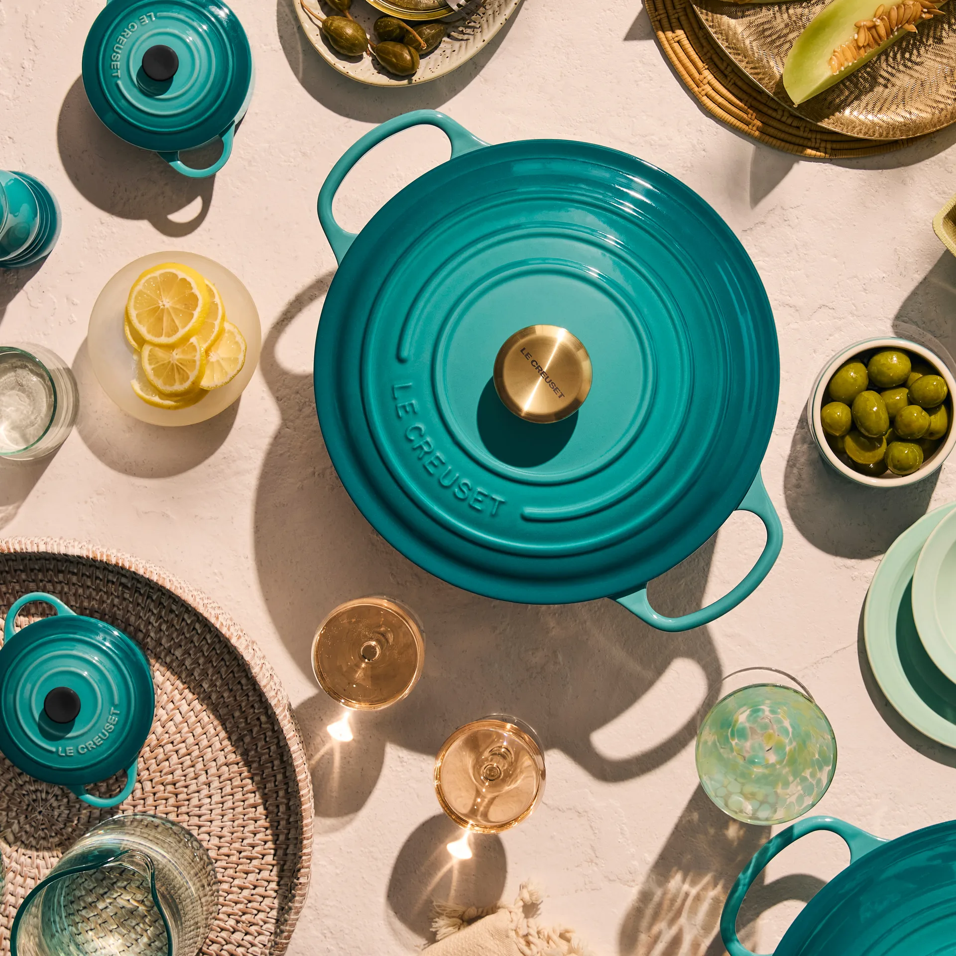 Le Creuset mały garnek 10 cm, Bleu Riviera Le Creuset