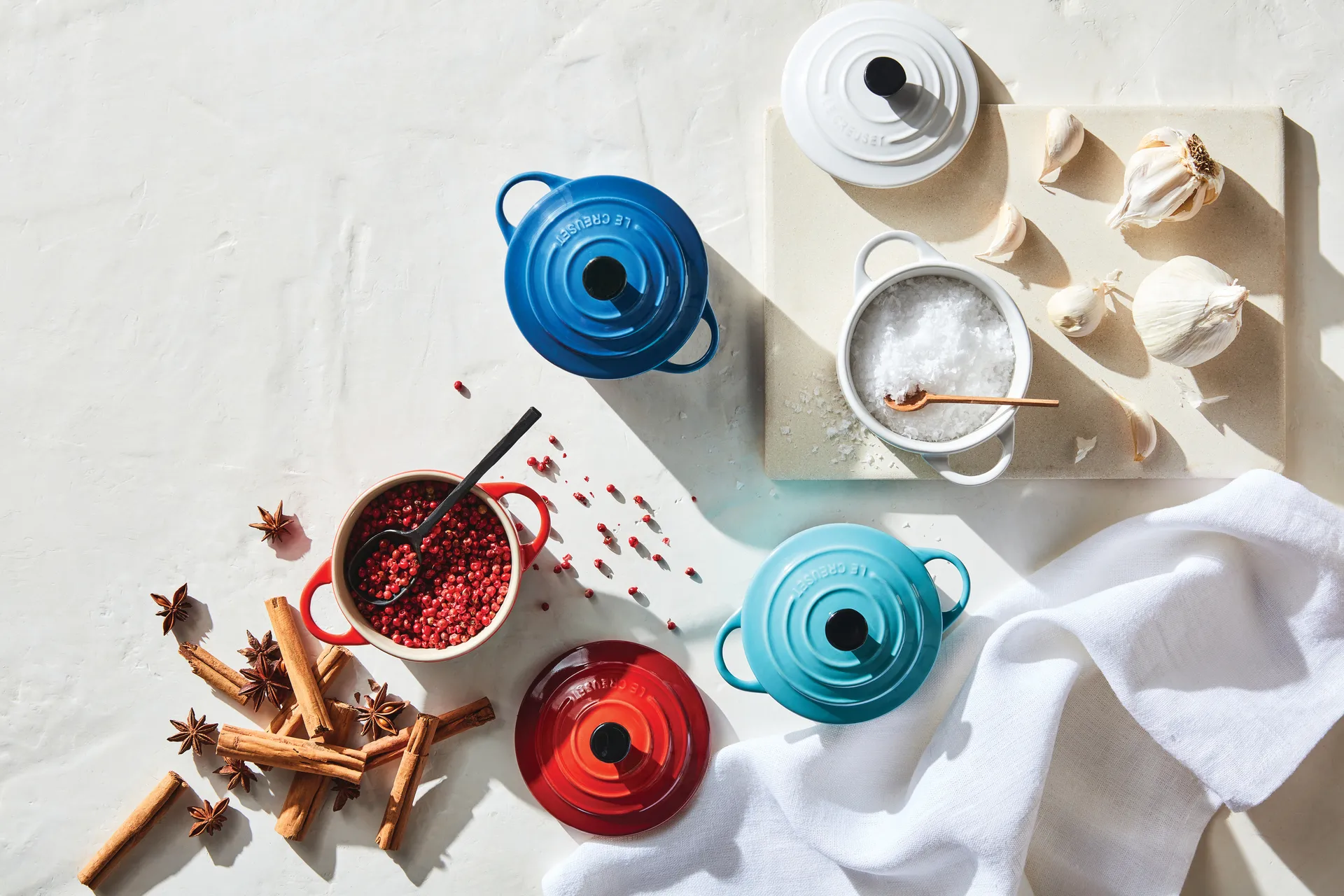 Le Creuset mały garnek 10 cm, White Le Creuset