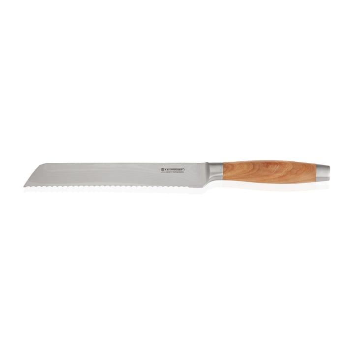 Le Creuset nóż do chleba z uchwytem z drewna oliwnego  - 20 cm - Le Creuset