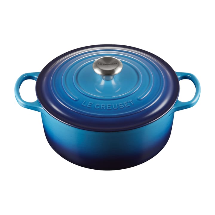 Le Creuset okrągły garnek 5,3 l - Azure blue - Le Creuset