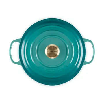 Le Creuset okrągły garnek 5,3 l - Bleu Riviera - Le Creuset