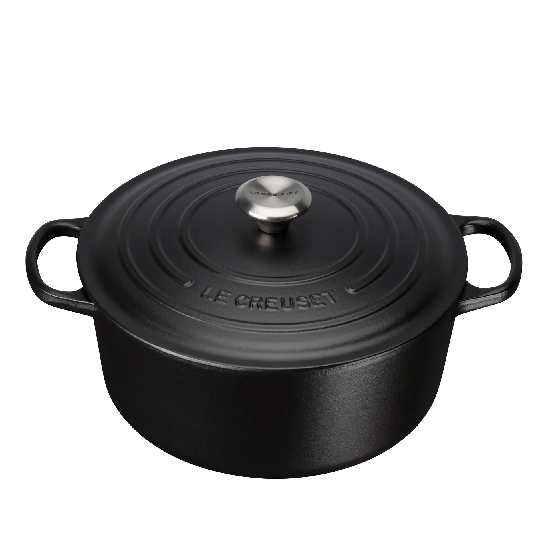 Le Creuset okrągły garnek 5,3 l, Matte black Le Creuset